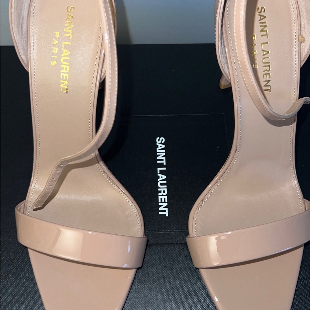 ***BRAND NEW ** Saint Laurent Amber Sandals - Picture 4 of 4